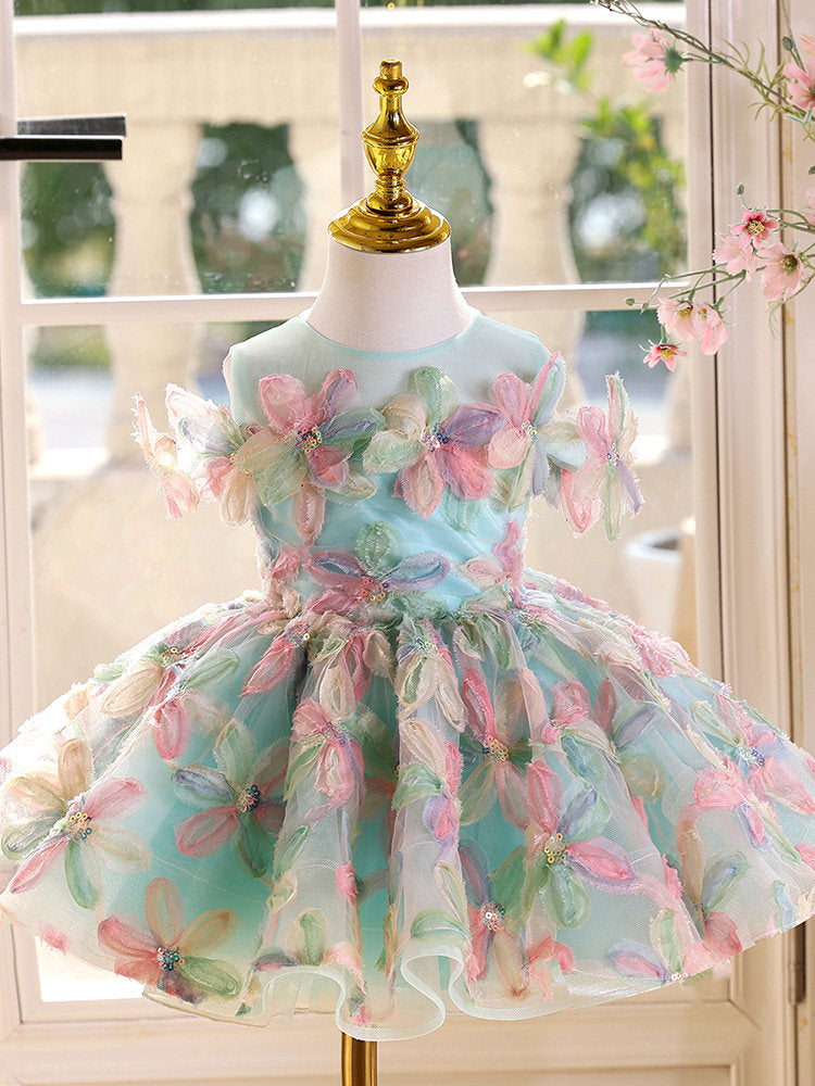 Princess Girls Birthday Party Dress Flower Girl Wedding Dress SL115