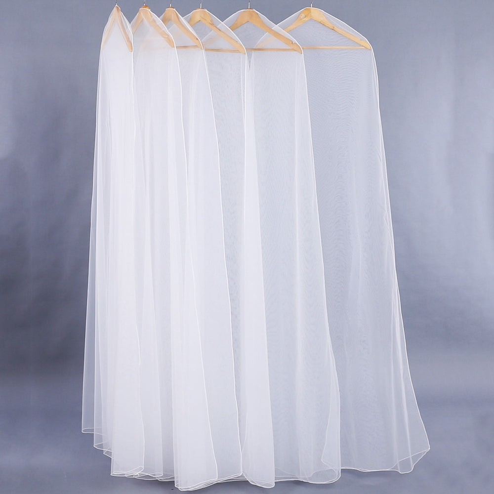 Floor Length Wedding Eress Eust Cover Breathable Swiss Mesh Strong and Durable