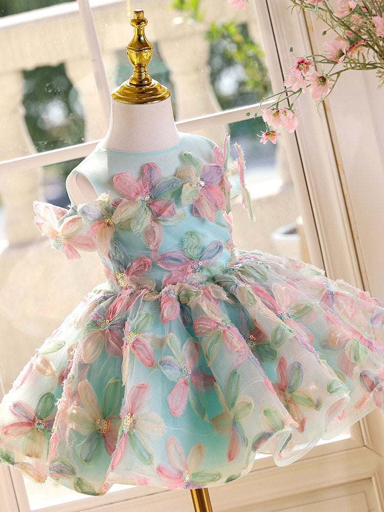 Princess Girls Birthday Party Dress Flower Girl Wedding Dress SL115
