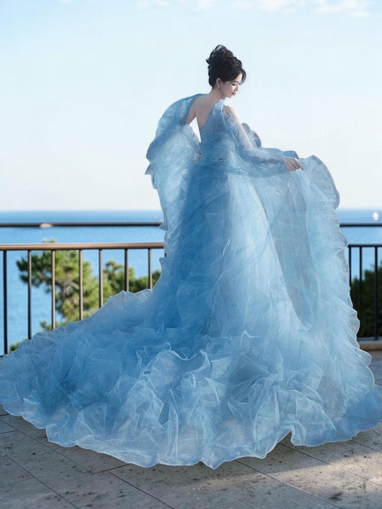 2026 Blue Princess Gown Elite Choice for Beauty Pageants Party