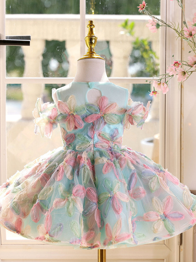 Princess Girls Birthday Party Dress Flower Girl Wedding Dress SL115
