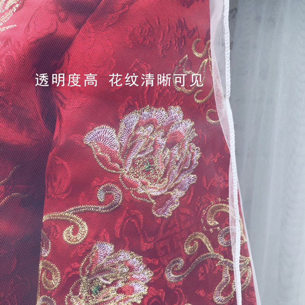 Floor Length Wedding Eress Eust Cover Breathable Swiss Mesh Strong and Durable