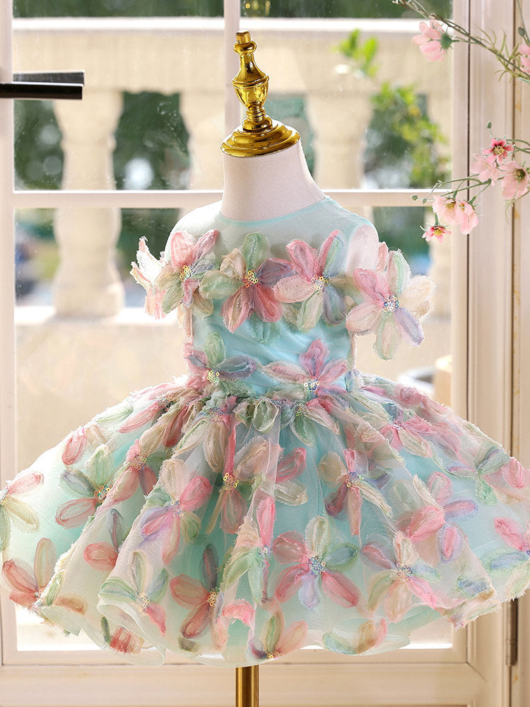 Princess Girls Birthday Party Dress Flower Girl Wedding Dress SL115