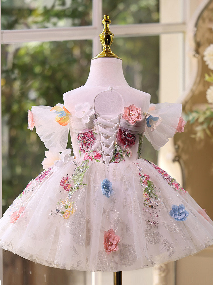 Princess Pageant Birthday Dresses Flower Girl Dress SL112