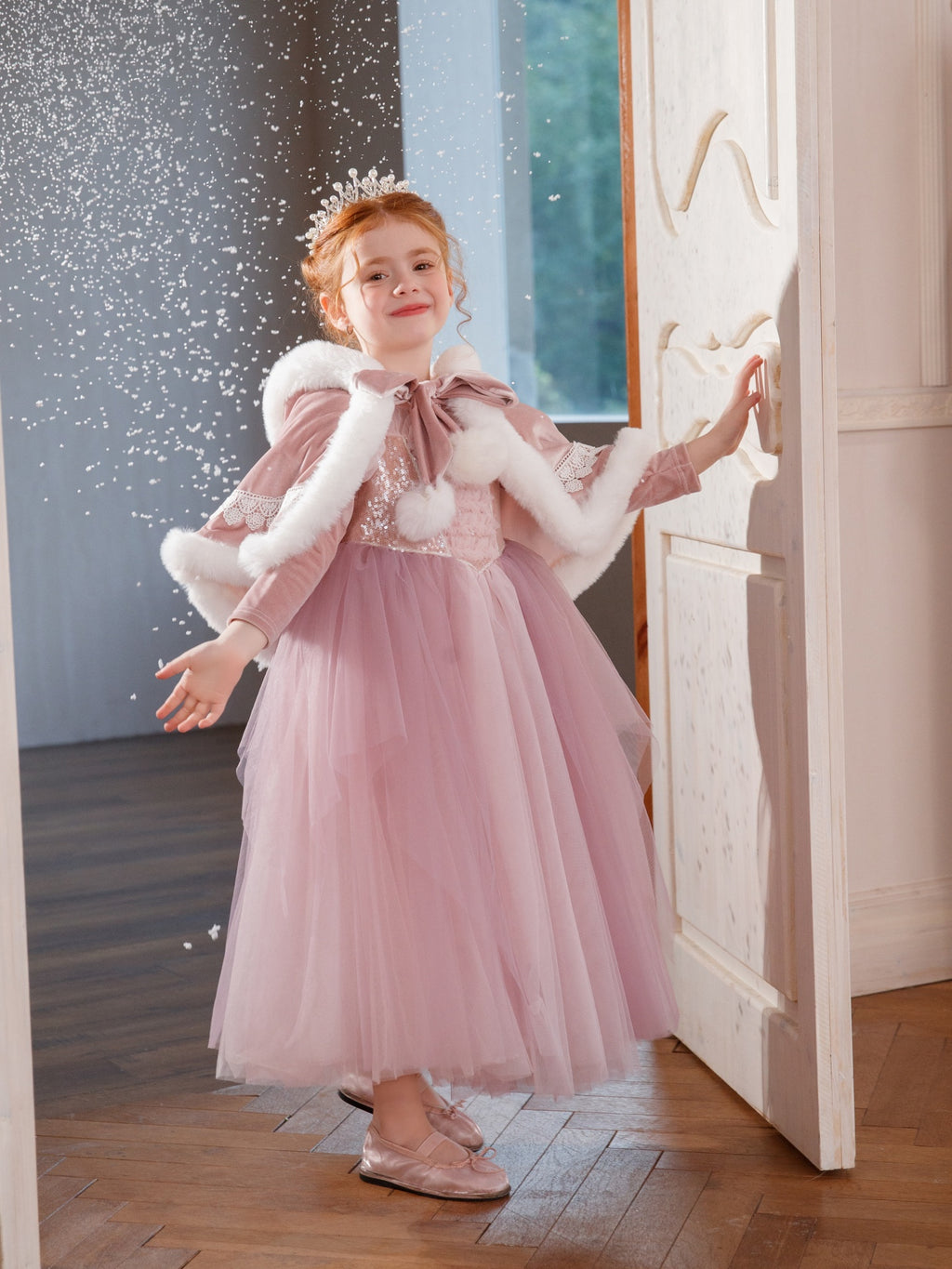 Fairytale Winter Party Dress Premium Christmas Princess Outfit