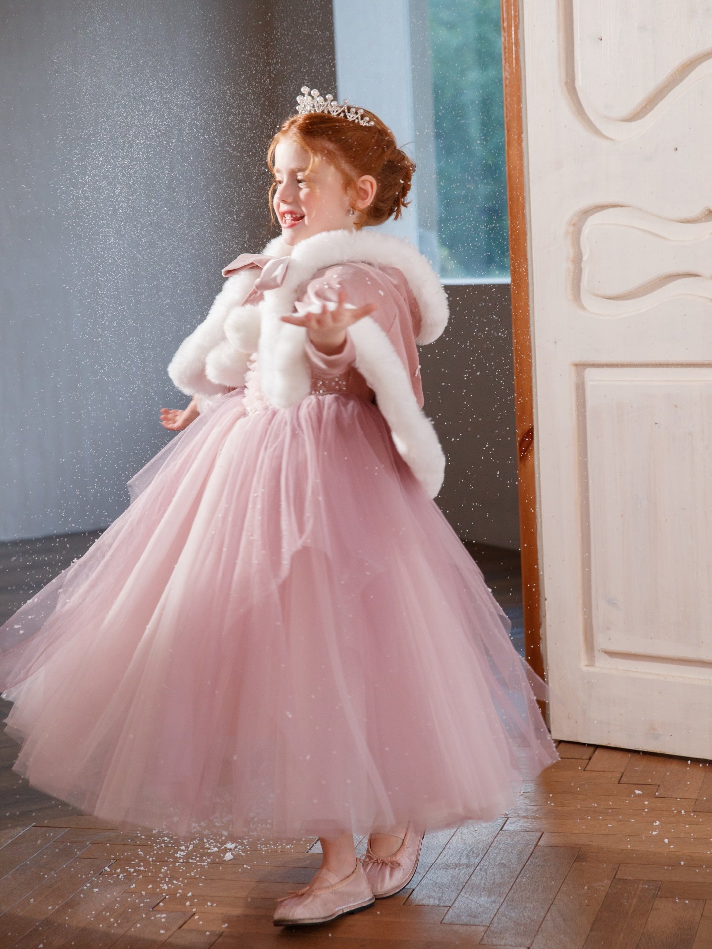 Fairytale Winter Party Dress Premium Christmas Princess Outfit