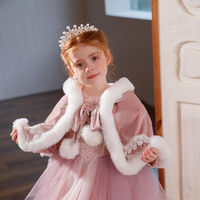 Fairytale Winter Party Dress Premium Christmas Princess Outfit