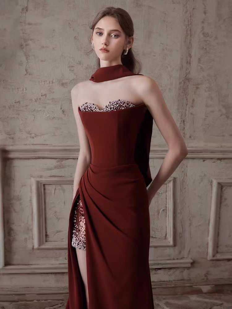 New wine red high-end and niche design