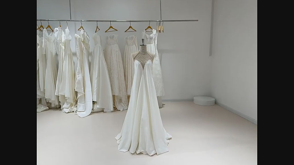 Luxury White Off-Shoulder Evening Dress SY156