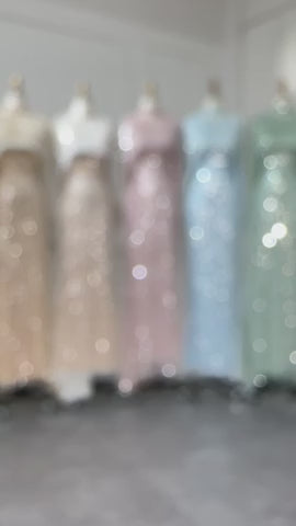 Luxury Wine Red Pearl Beaded Evening Gown with High Neck Cape Overlay SL178