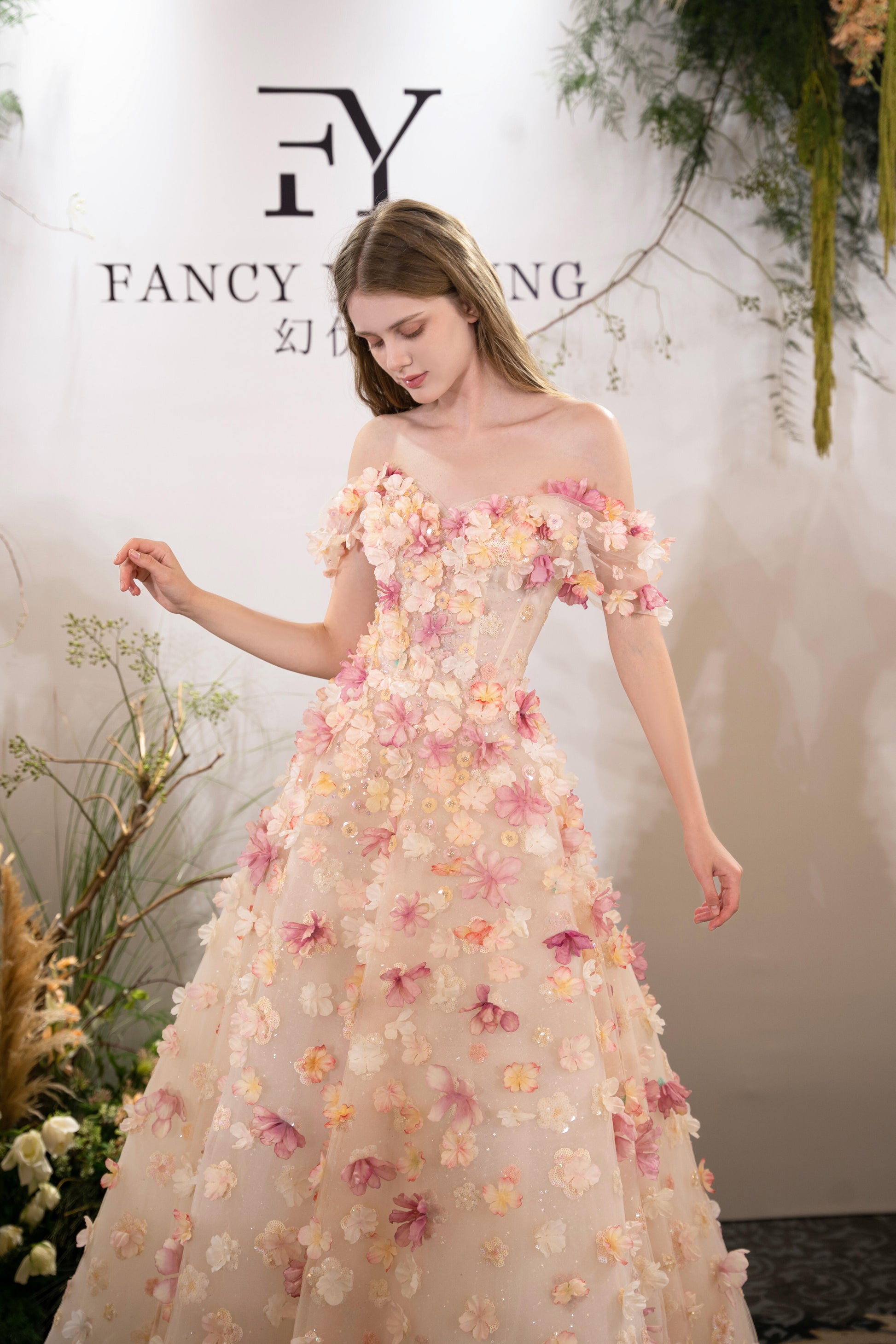 luxury floral dress Lucinda Luxury Floral Dress